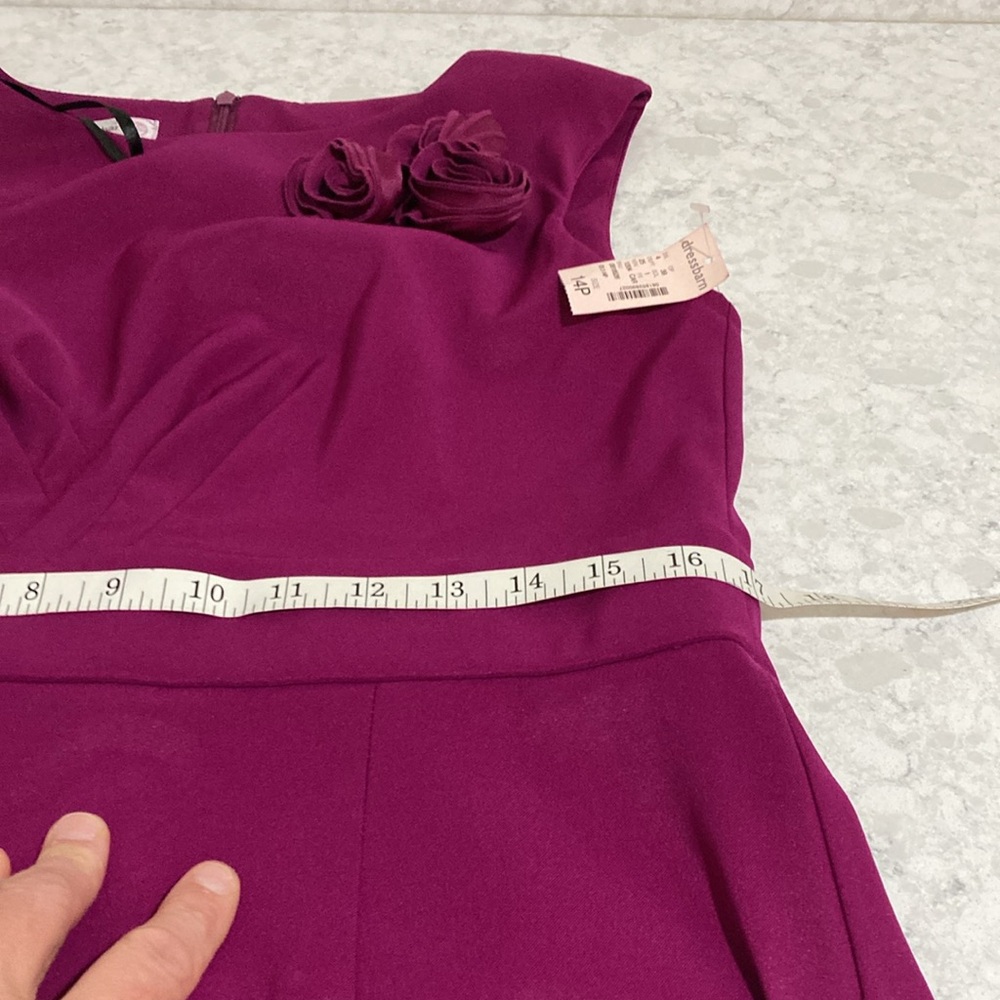 New beautiful magenta cocktail dress - Picture 11 of 11